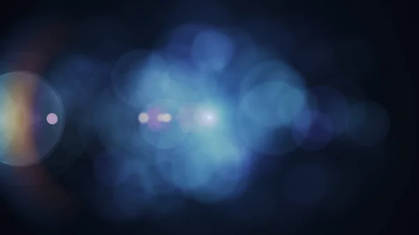 Abstrakt der Beleuchtung digitaler Linsenblitz vor dunklem Hintergrund — Stockfoto