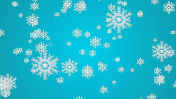 Macro van sneeuwvlok geschoten. Abstracte winter achtergrond. — Stockfoto