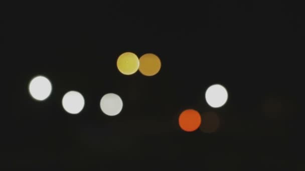 Ouro, borrado, bokeh luzes de fundo. Brilho abstrato. Loop Full HD, 1080p — Vídeo de Stock