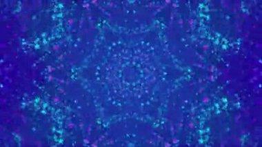 disko kaleidoscopes arka plan animasyonlu parlak neon renkli çizgileri ve geometrik şekiller için müzik klipleri, Vj, Dj, sahne, Led ekranlar, gösteri, etkinlikler, Noel videolar, festivaller, gece kulüpleri. 4k.