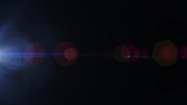 变形透镜耀斑 3840x2160 4k, 灯光背景 . — 图库视频影像
