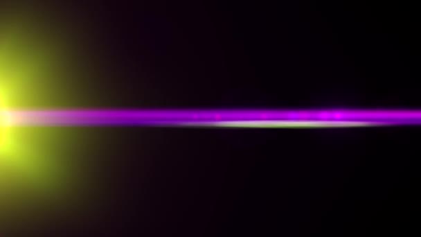Anamorfisk lins utflytning 3840 x 2160 4k, ljus bakgrund . — Stockvideo