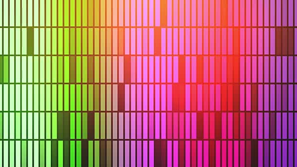 Um fundo de discoteca colorido iridescente, um flash de luz . — Vídeo de Stock