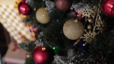 Yeni yıl süslemelerinin detayları. Yeni Yıl 2020.