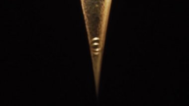 Güzel altın alyanslar. Düğün günü..