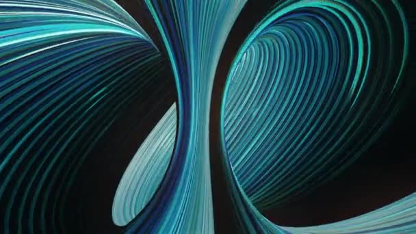 Abstract spinning lines background. 4K motion design. — Stock Video