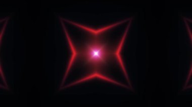 Hareket eden doğrusal parlamalar. 4K soyut arkaplan.