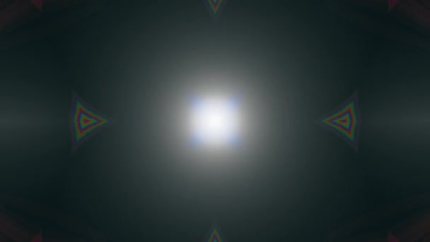 Flashs linéaires couleur mobiles. 4K fond abstrait .