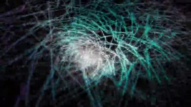 Fond abstrait linéaire mouvant. Graphiques de mouvement 4K . — Video