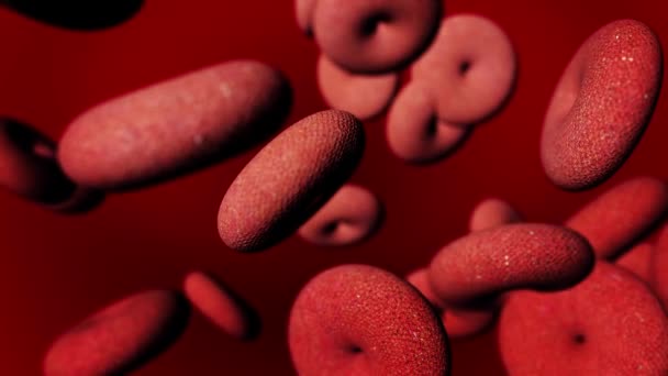 Ο ιός του κερατοειδούς μόλυνε τα αιμοσφαίρια. Επιδημία του κορωναϊού. — Αρχείο Βίντεο