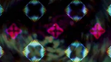 Kaleydoskop hareket ediyor. 4K hareket grafikleri.