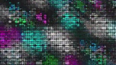 Kaleydoskop hareket ediyor. 4K hareket grafikleri.