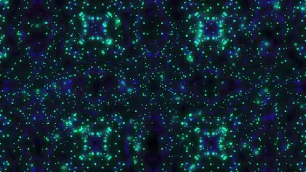 Kaleidoszkóp indul. 4K mozgógrafika. — Stock videók