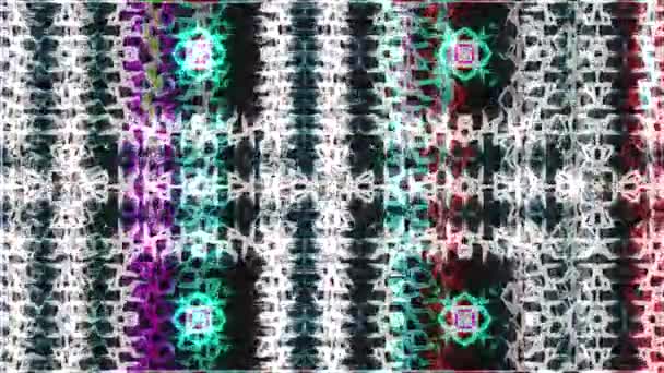 Moving kaleidoscope. 4K motion graphics. — Stock Video