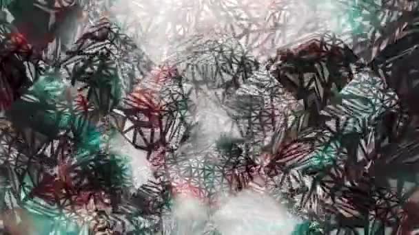 Kaléidoscope en mouvement. Graphiques de mouvement 4K .