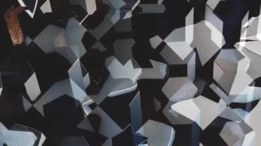 Kaleydoskop hareket ediyor. 4K hareket grafikleri.