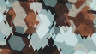 Kaleydoskop hareket ediyor. 4K hareket grafikleri.