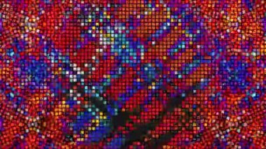 Kaleydoskop hareket ediyor. 4K hareket grafikleri.