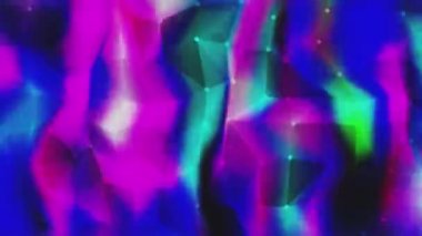 Kaleydoskop hareket ediyor. 4K hareket grafikleri.