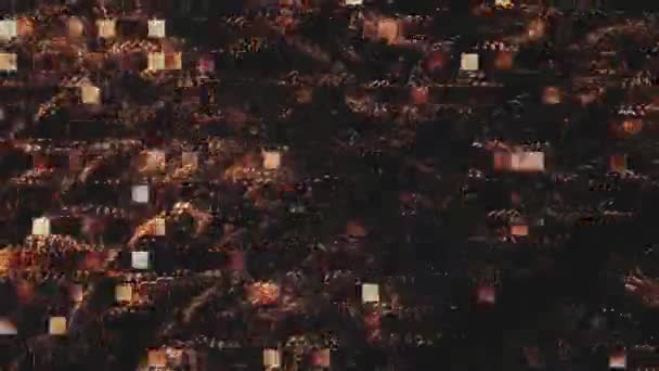 Kaléidoscope en mouvement. Graphiques de mouvement 4K .