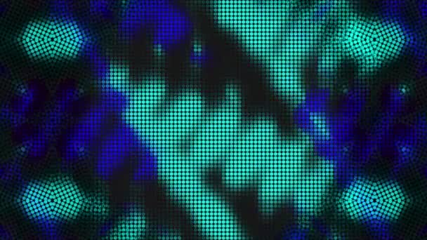 Kaléidoscope en mouvement. Graphiques de mouvement 4K .