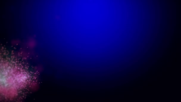 Abstrait diffusion des particules. Graphiques de mouvement 4K .