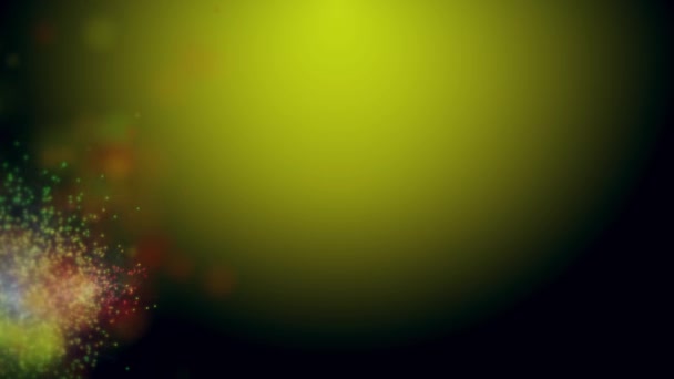 Abstrait diffusion des particules. Graphiques de mouvement 4K .