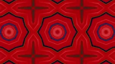 Soyut hareket eden kaleydoskop arkaplanı. 4K animasyon. Hareket tasarımı.