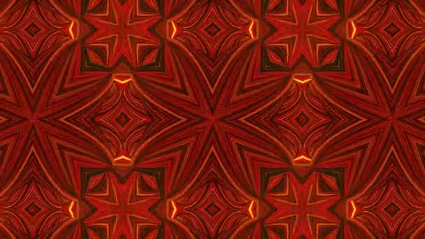 Abstraktes, sich bewegendes Kaleidoskop. 4K-Animation. Bewegungsdesign. — Stockvideo