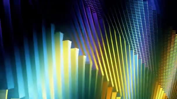 Fond brillant abstrait mouvant. Graphiques de mouvement 4K .