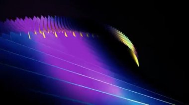 Soyut parlak arkaplan taşınıyor. 4K hareket grafikleri.