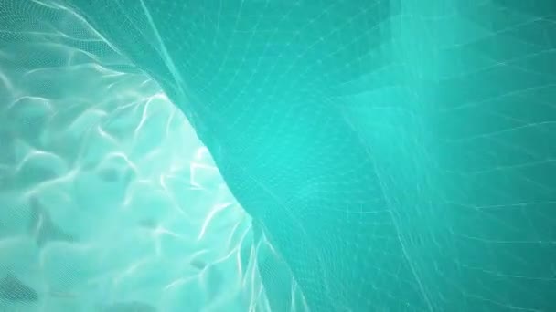 Beautiful background made of liquid structure. 4K motion graphics. — Stock Video