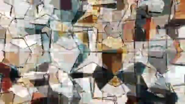 Kaléidoscope en mouvement. Graphiques de mouvement 4K .