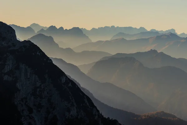 Friuli Venezia Giulia Alpleri Nin Sonbahar Manzarası — Stok fotoğraf