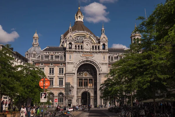 Amberes Estación central de tren — Foto de Stock