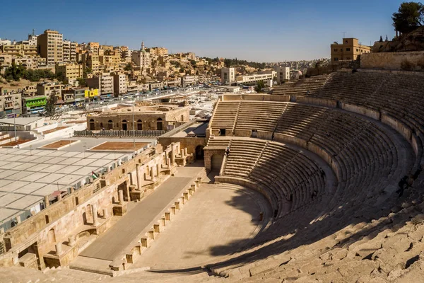 Utsikt över den romerska teatern — Stockfoto