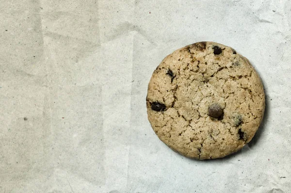 Danish cookie with chocolate — Stock Photo, Image