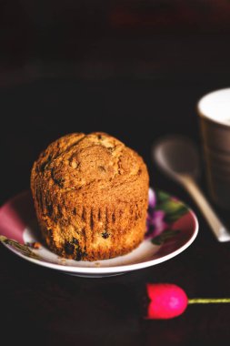 Koyu çikolata fasulye ile gluten ücretsiz kek.