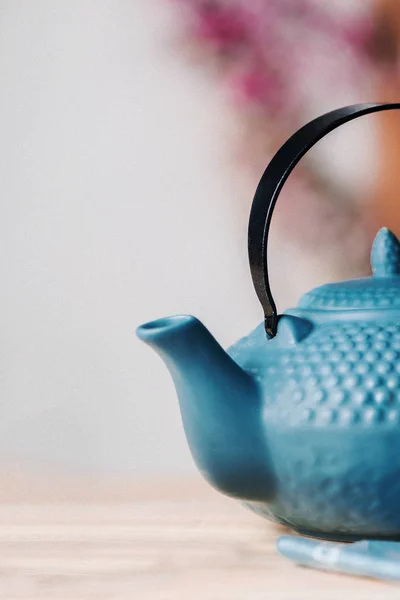 Tea time zen way, asian aesthetics. — Stock Photo, Image