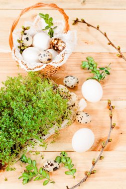 Nimet, Paskalya yumurtaları sepetle hazırlama