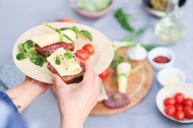 Sağlıklı atıştırmalar hazırlanması