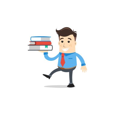 kitap ile iş adamı