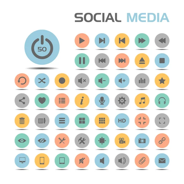 Sosyal ortam simgeleri ayarlandı