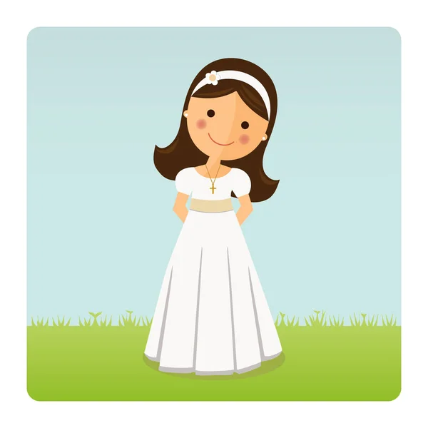 Niña comunion imágenes de stock de arte vectorial | Depositphotos Niña comunion imágenes de stock de arte vectorial | Depositphotos