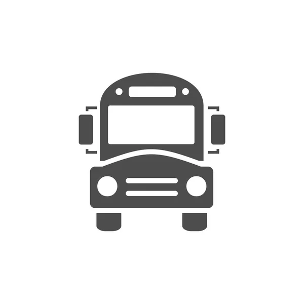 Buss skola ikonen — Stock vektor