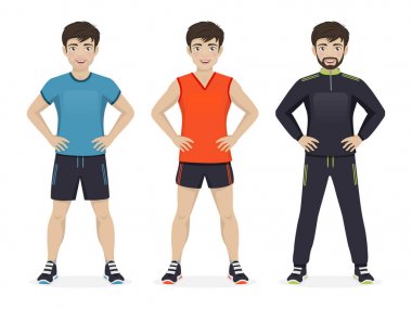 Spor oynarken adam 
