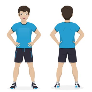 Spor oynarken adam 