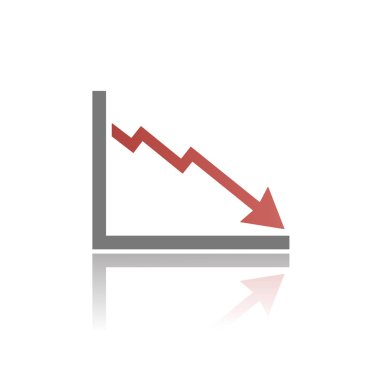 İflas grafik simgesini 