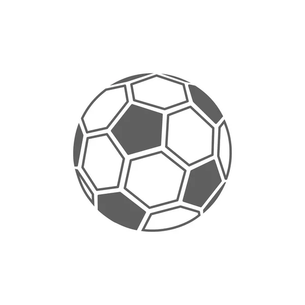 Icône de ballon de football — Image vectorielle