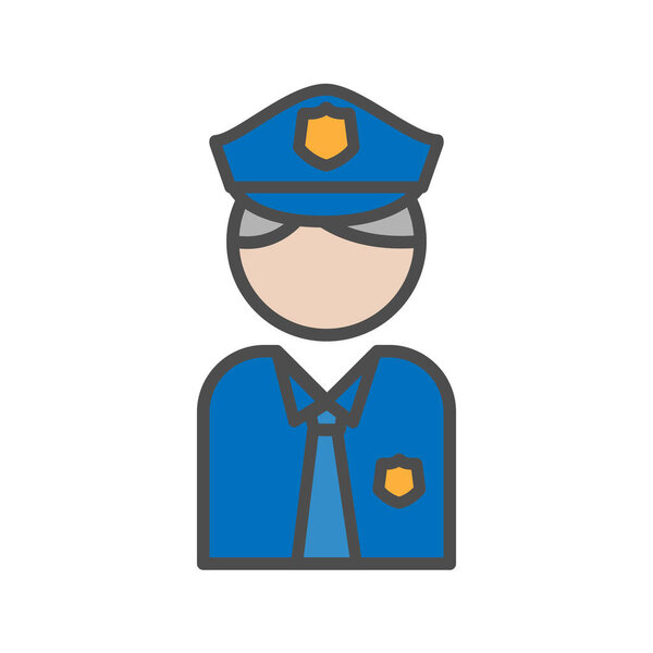 Police and security people avatar icon 